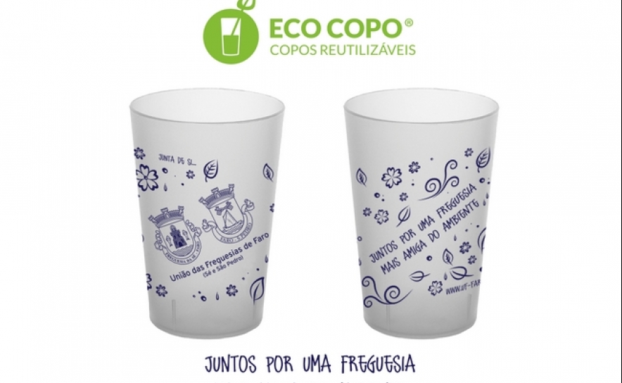 UNIÃO DAS FREGUESIAS DE FARO TERMINA COM OS COPOS DESCARTÁVEIS NOS SEUS EVENTOS