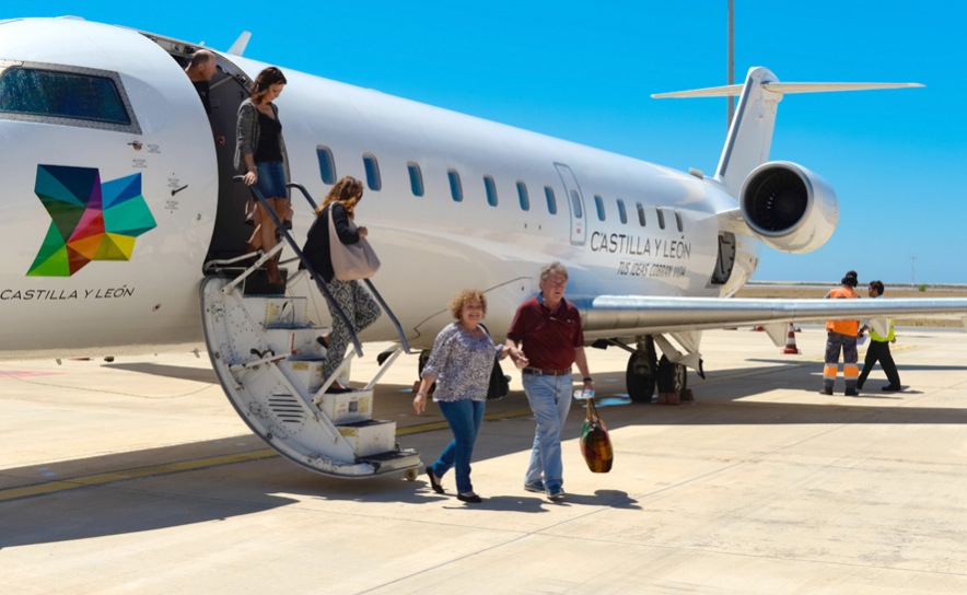 Aeroporto de Faro acolheu voo inaugural de Madrid