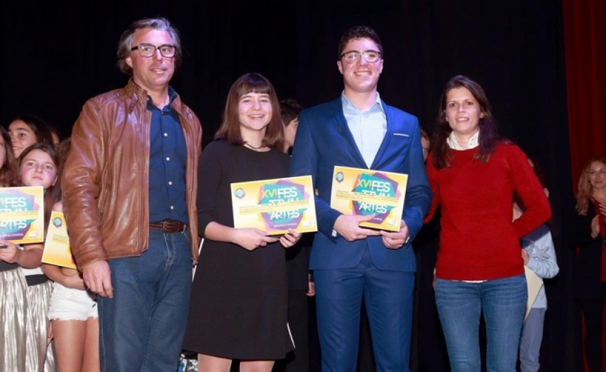 Inês Leite, piano, Portimão e Luís Miguel Mira, Acordeão, Lagoa -  3 lugar