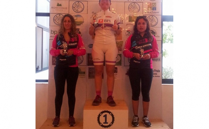 Pódio final masters femininas