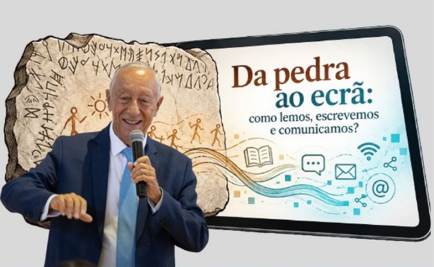 Antigo Presidente da República Marcelo Rebelo de Sousa participa em iniciativa «Ler Está na Moda?» em Almodôvar