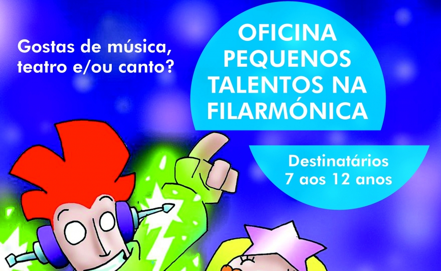Oficina de Pequenos Talentos na Filarmónica