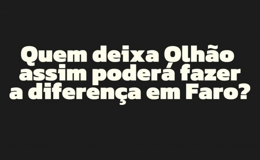 Quem deixa Olhão assim pode fazer a diferença em Faro?