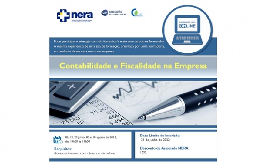 Formação Online - Contabilidade e Fiscalidade na Empresa