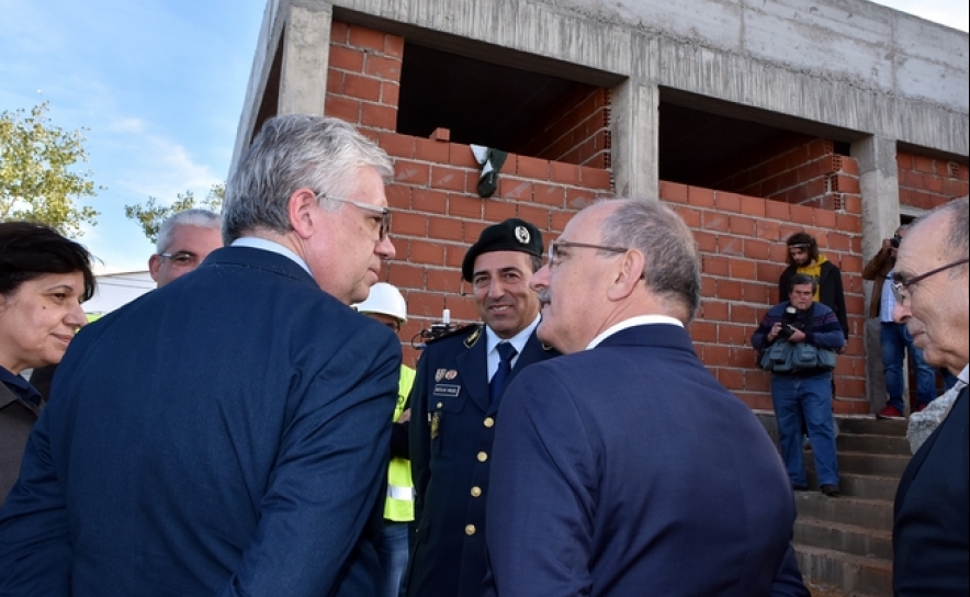 Visita às futuras instalações dos Posto Territorial da GNR de Almancil 