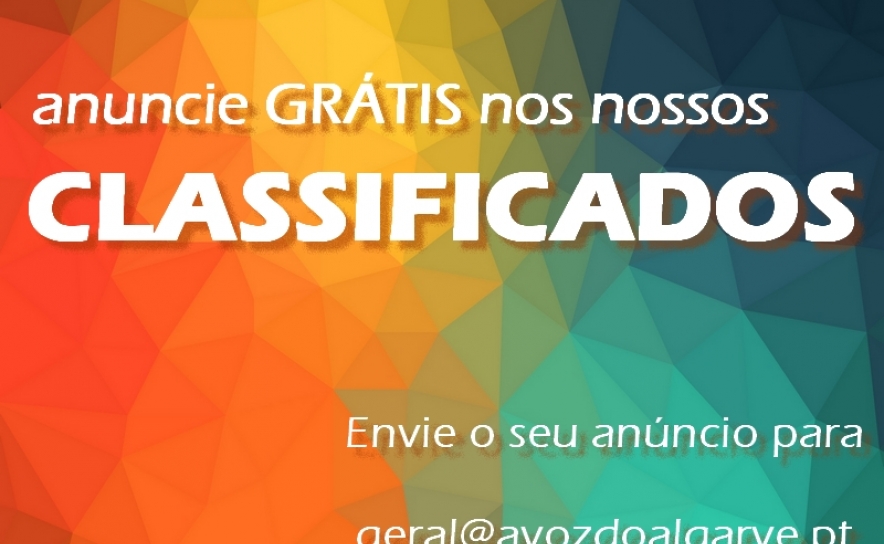 ANUNCIE nos nossos CLASSIFICADOS - É GRÁTIS!