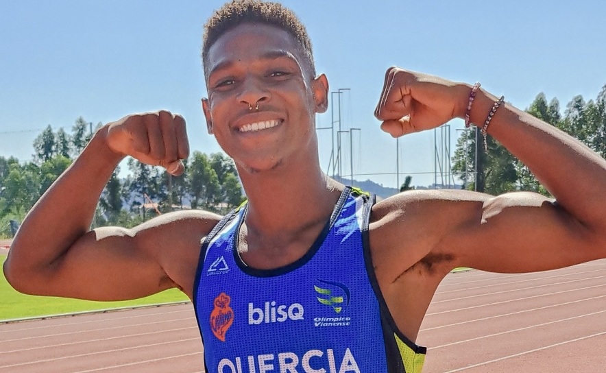O Armacenense Usumane Djumo é Campeão Nacional em Portugal continua esta época a representar o Clube de Atletismo Olímpico Vianense (CAOV)