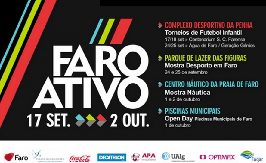 «Faro Ativo» marca início de ano desportivo e dinamiza duas semanas dedicadas ao desporto