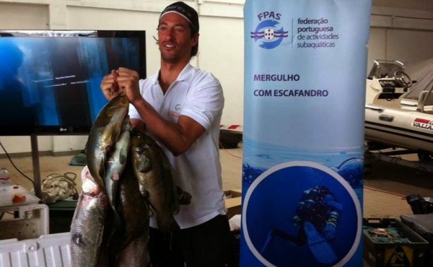 Jody Lot com as capturas do segundo dia na Póvoa do Varzim