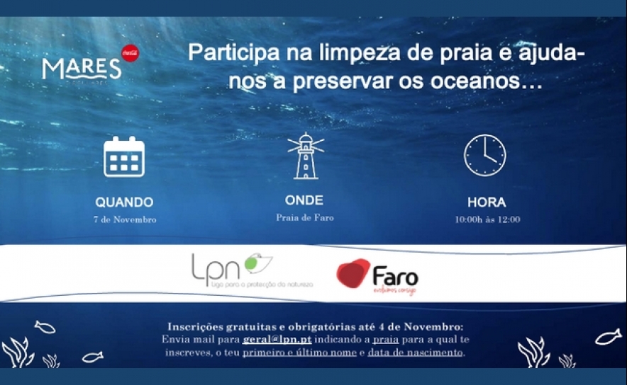 MARES CIRCULARES LIMPAM PRAIA DE FARO