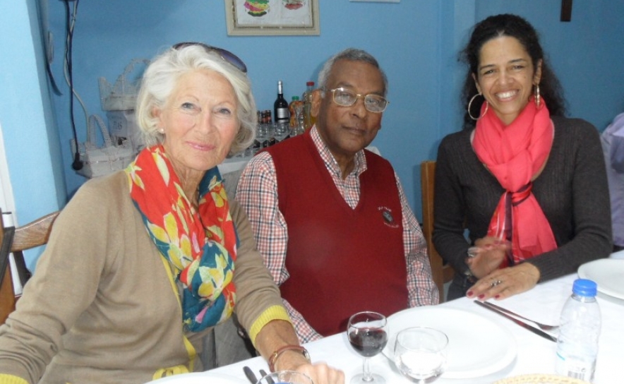 Edda Lungershausen, John Perera, Selma Cazes