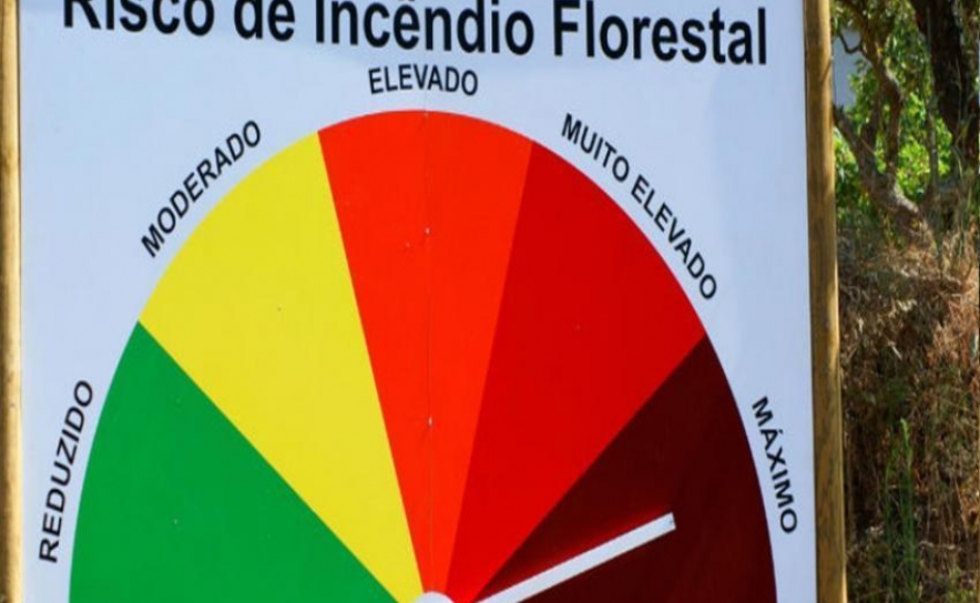 Incêndios: Vinte e sete concelhos de seis distritos em risco máximo