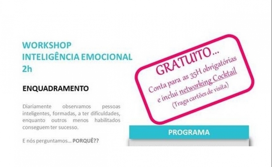 Workshop| «INTELIGÊNCIA EMOCIONAL»