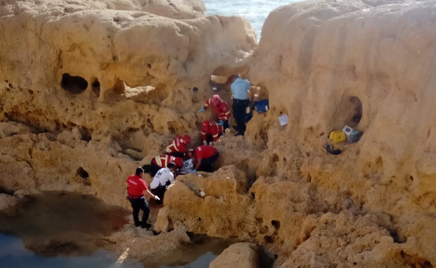 Cinco pessoas auxiliadas no Algar Seco em Lagoa