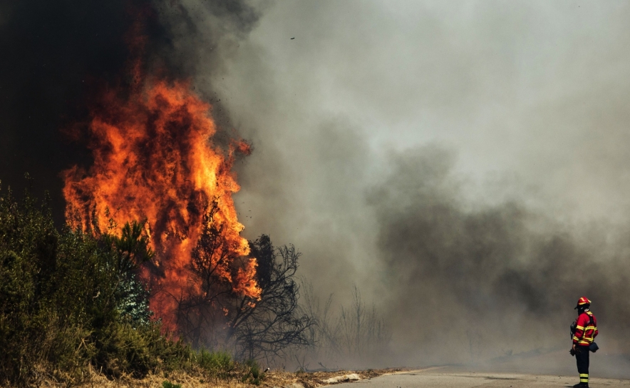 Incêndios: Fogo no Algarve tem duas frentes e autoridades esperam dominá-lo de madrugada