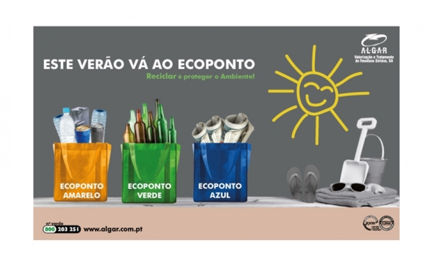 ALGAR põe em prática o Plano de Recolha de Resíduos Recicláveis do Verão