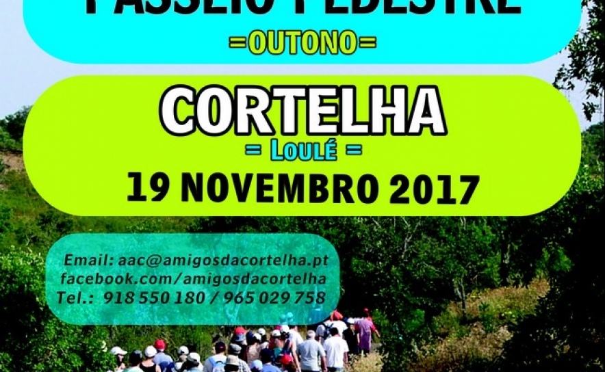 Outono é o tema do próximo passeio pedestre na Cortelha