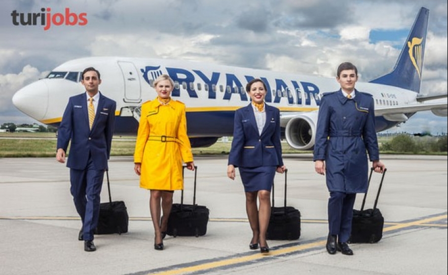 TURIJOBS RECRUTA TRIPULANTES DE CABINE PARA A RYANAIR