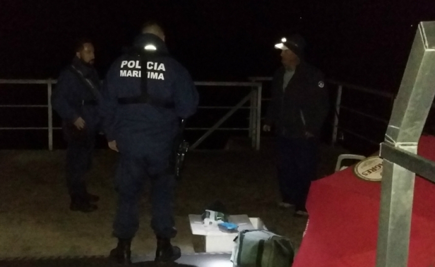 Polícia Marítima fiscaliza pescadores lúdicos e sensibiliza para a gestão sustentável dos recursos naturais marinhos