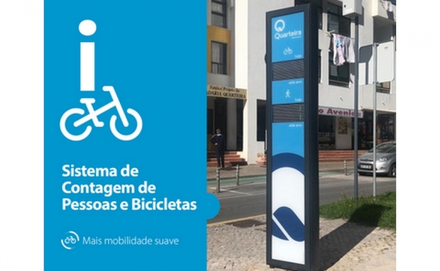 QUARTEIRA LAB IMPLEMENTA SISTEMA DE CONTAGEM DE PESSOAS E BICICLETAS NA CIDADE
