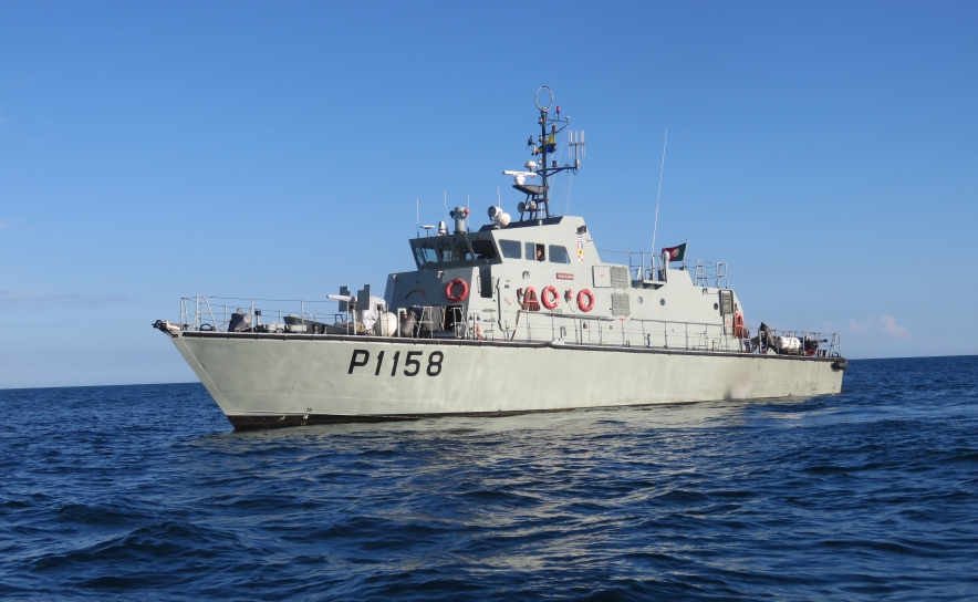 Navio da Marinha realiza operação de fiscalização a sul de Portimão Navio da Marinha realiza operação de fiscalização a sul de Portimão