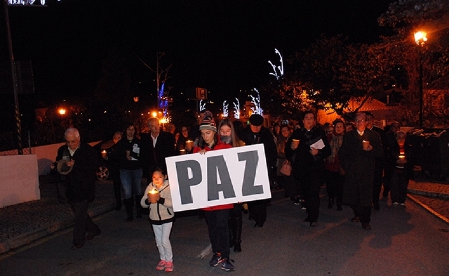 Manifestação pela Paz, integrada na campanha de Natal da Cáritas, lembrou cristãos perseguidos