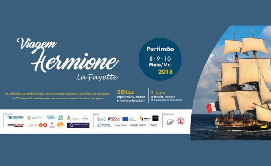 VIAGEM HERMIONE LA FAYETTE ESTARÁ EM PORTIMÃO DE 8 A 10 DE MAIO  