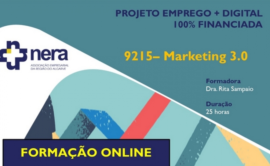 ÚLTIMAS INSCRIÇÕES | Formação Gratuita: Projeto EMPREGO + DIGITAL |  Marketing 3.0