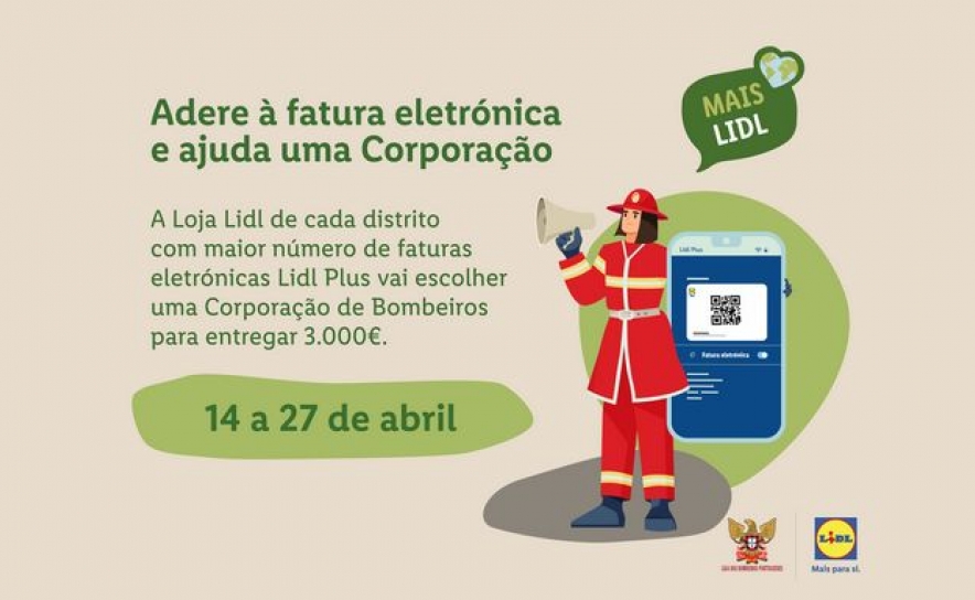 LIDL REFORÇA O APOIO AOS BOMBEIROS PORTUGUESES NUMA NOVA CAMPANHA LIDL PLUS