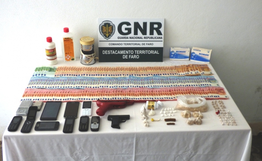 9 detidos em Faro com cerca de 3 mil doses de droga 