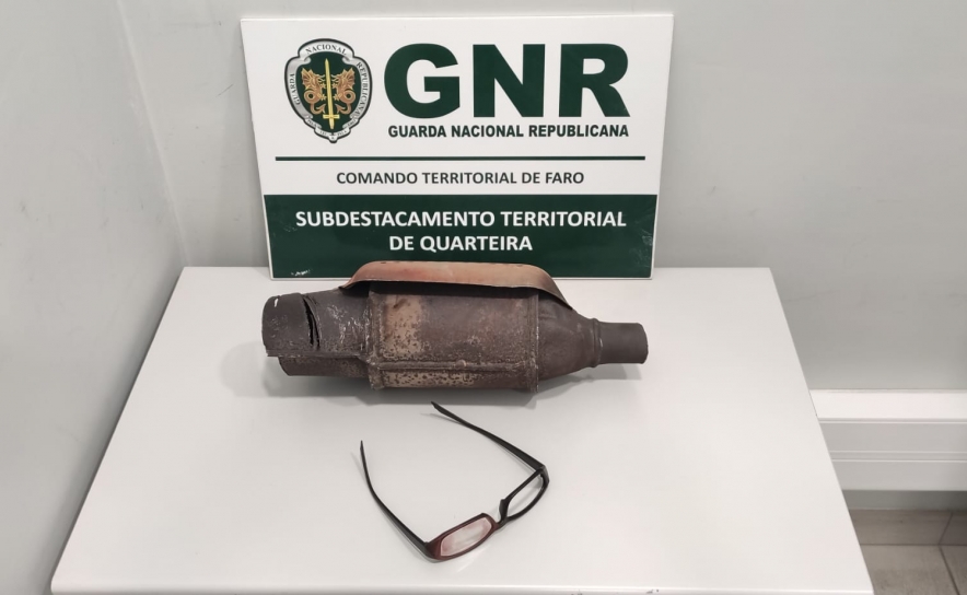 Detido em Quarteira por furto de catalisador 