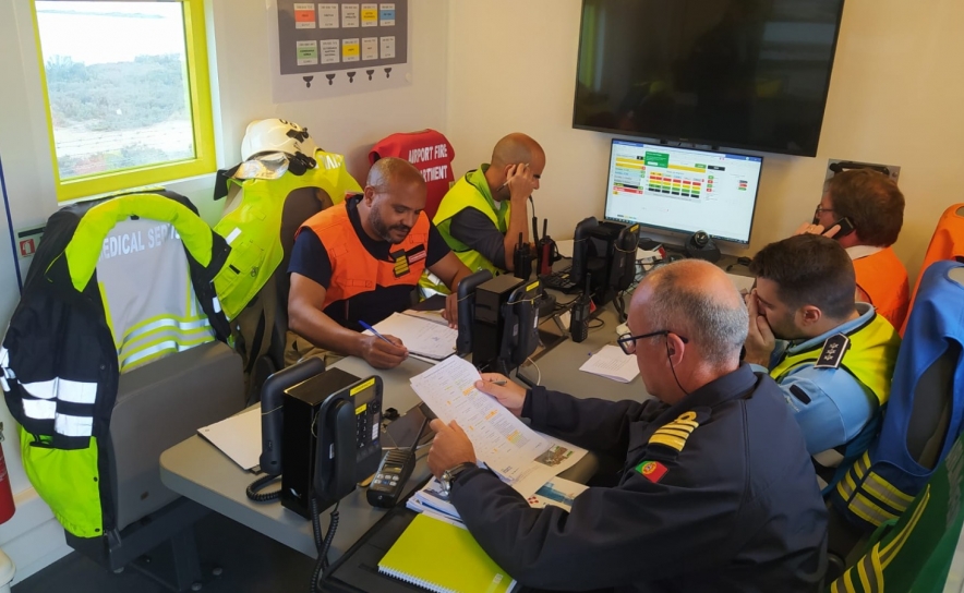 Autoridade Marítima Nacional participa em exercício de emergência conjunto no Aeroporto de Faro