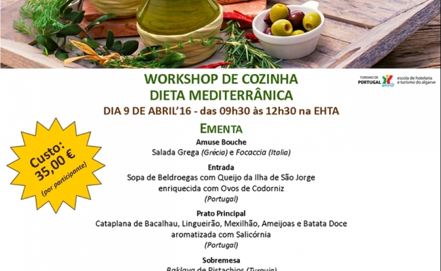 EHTA | Workshop de Cozinha Dieta Mediterrânica EHTA | Workshop de Cozinha Dieta Mediterrânica