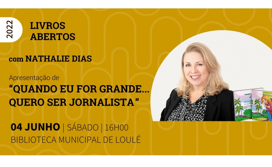 Jornalista Nathalie Dias apresenta o seu 1º livro «Quando eu for grande… quero ser Jornalista»