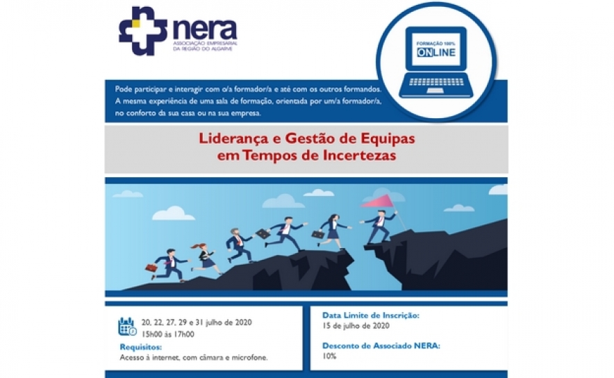 Formação Online - Liderança e Gestão de Equipas em Tempos de Incertezas