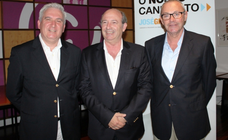José Graça, José Pedro Caçorino e Seruca Emídio