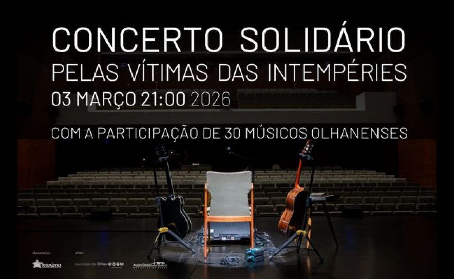 Concerto solidário no Auditório Municipal Maria Barroso apoia vítimas das intempéries