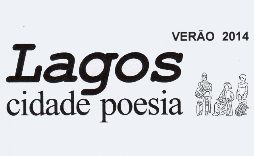 Poesia nas montras durante o Verão, em Lagos 