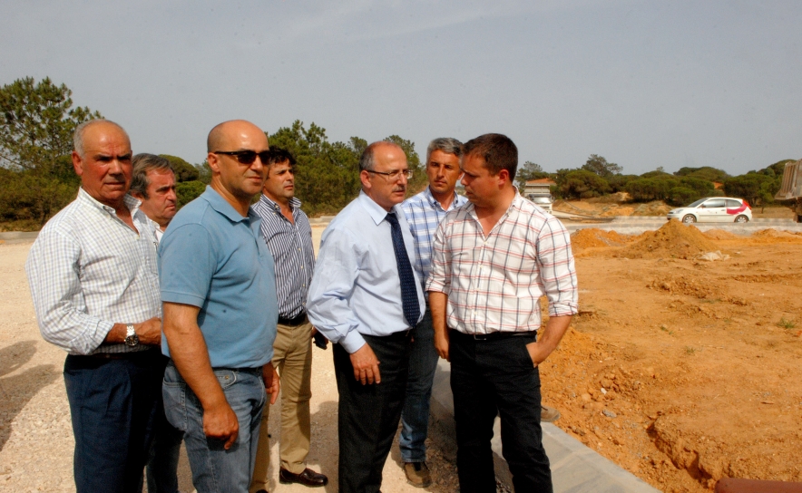 Visita à obra da Via Distribuidora Norte