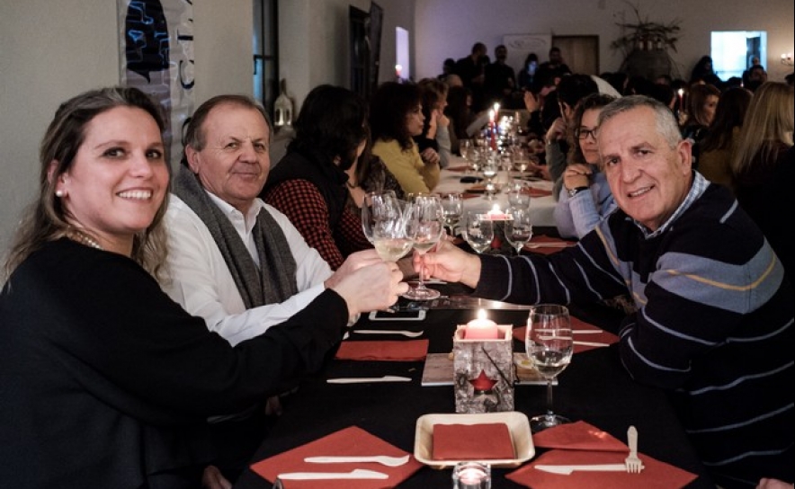 Rosa Palma (pres. CM Silves), Desidério Silva (pres. RTA) e à dir. o pres. Ass. Geral da CM Silves-Vítor Rodrigues  