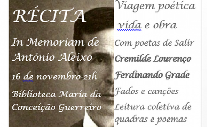 ANTÓNIO ALEIXO VAI VOLTAR À NAVE DO BARÃO