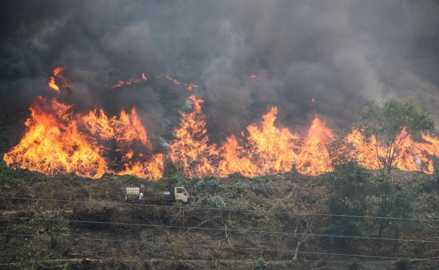 Quase todo o interior norte e centro do país em risco máximo de incêndio Quase todo o interior norte e centro do país em risco máximo de incêndio
