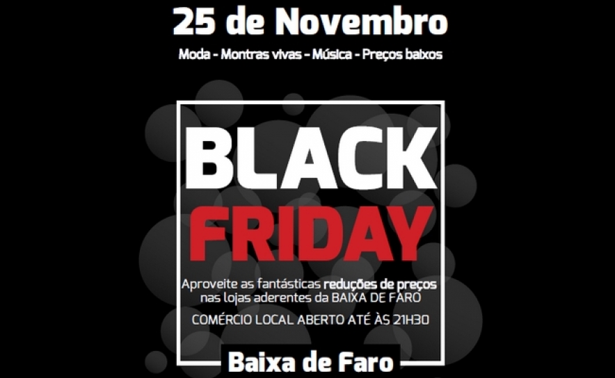 Black Friday na Baixa de Faro 