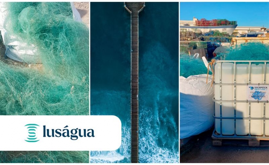 Pacto da Bioeconomia Azul | Luságua recolhe 8,5 toneladas de redes de pesca em portos do Algarve 