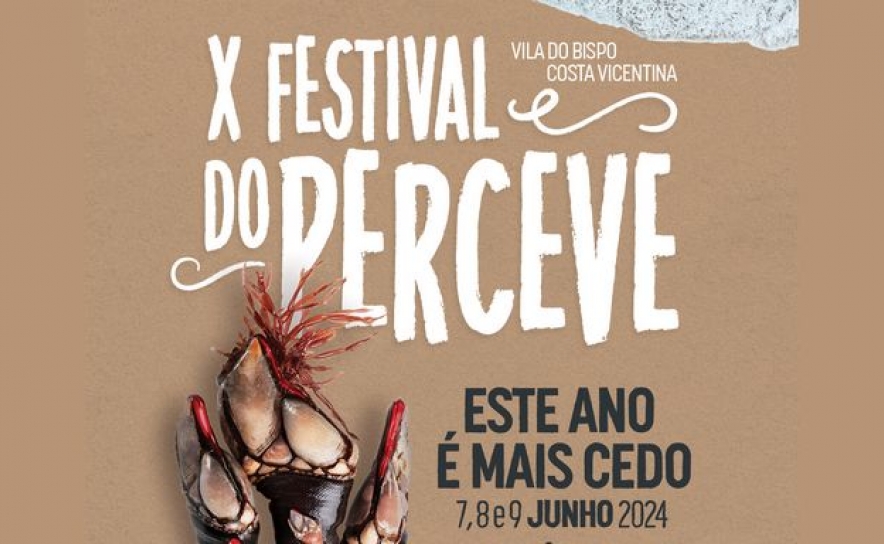 X FESTIVAL DO PERCEVE DE VILA DO BISPO 2024  ESTE ANO É MAIS CEDO