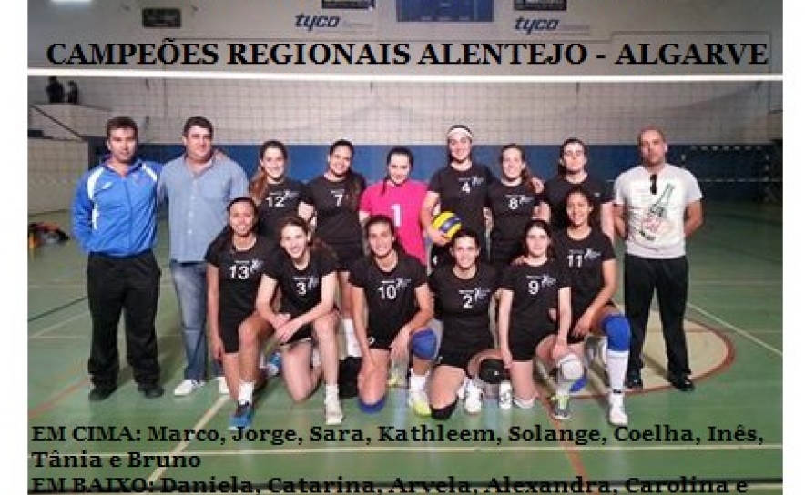 Voleibol Feminino: Jovens Albufeirenses sagram-se Campeões Regionais