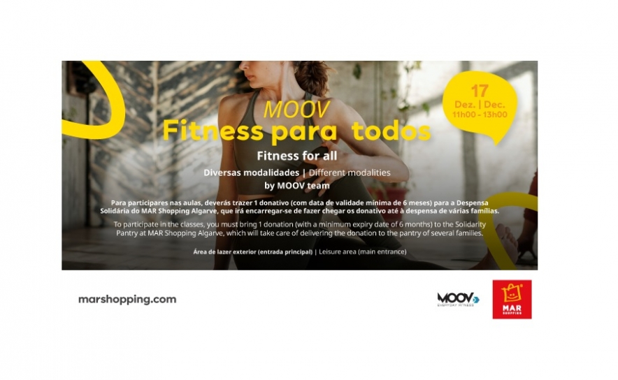 Programa «Fitness Para Todos» do Mar Shopping Algarve está de regresso
