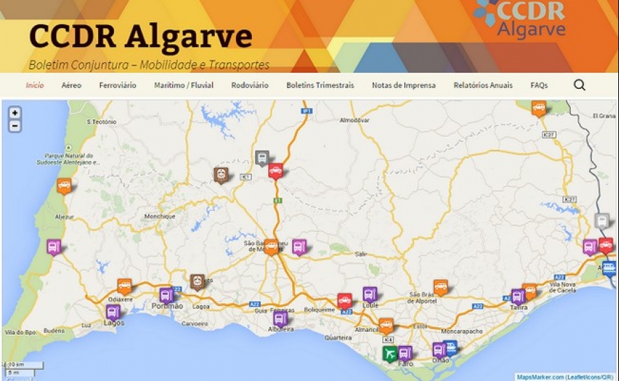 PORTAL DE TRANSPORTES REFORÇA INFORMAÇÃO SOBRE TRÁFEGOS MÉDIOS NOS EIXOS VIÁRIOS DO ALGARVE