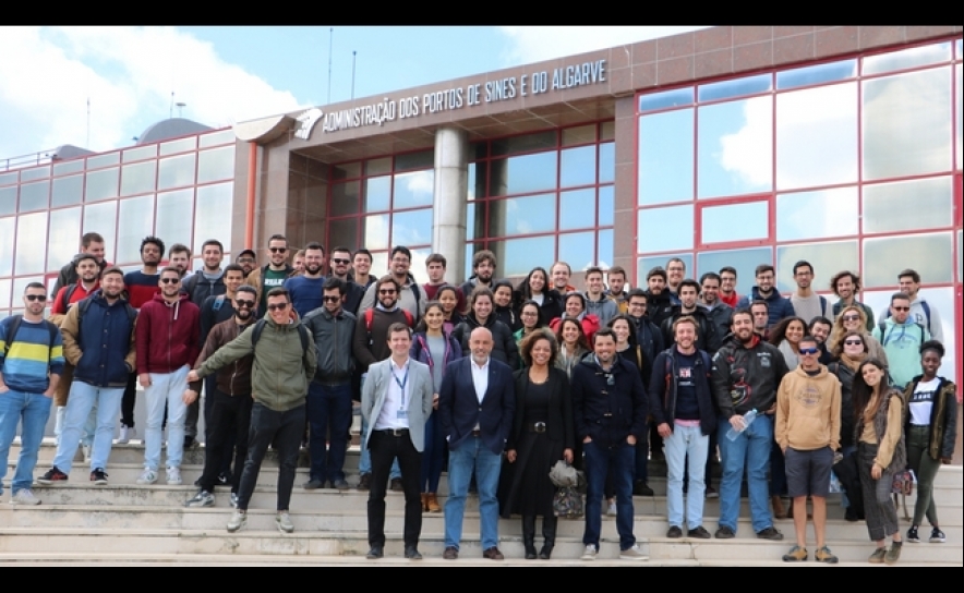 Escola Náutica e Academia MSC visitaram o Porto de Sines