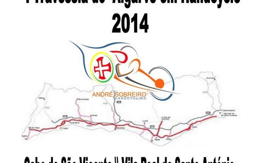 I Travessia do Algarve em Handcycle 2014 apoia André Sobreiro